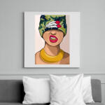 printfashion Gangsta Girl yo! - Vászonkép - Fehér (6632620)