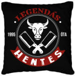 printfashion Legendás hentes - Évszámmal - Párnahuzat, Díszpárnahuzat - Fekete (9390148)