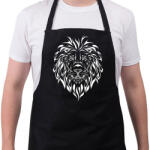 printfashion lion - Kötény - Fekete (4932519)