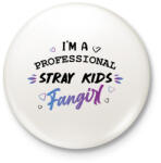 printfashion Fangirl - Stray Kids - Kitűző, hűtőmágnes - Fehér (7463759)