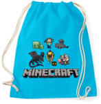 printfashion Minecraft - Sportzsák, Tornazsák - Surf blue (493084)