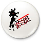 printfashion Star Wars Fan Art Darth Chicidus - Kitűző, hűtőmágnes - Fehér (3090184)