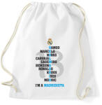 printfashion Real madrid - Sportzsák, Tornazsák - Fehér (12571570)