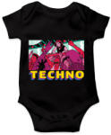 printfashion Techno party - Baba Body - Fekete (2612719)