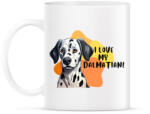 printfashion I love my dalmatian - Bögre - Fehér (14243275)