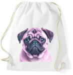 printfashion mopsz - Sportzsák, Tornazsák - Fehér (14042505)