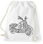 printfashion Harley Davidson - Softail - Sportzsák, Tornazsák - Fehér (7182438)