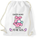 printfashion Húsvéti nyuszika - Sportzsák, Tornazsák - Fehér (6786155)