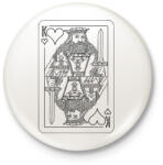 printfashion Kártya - Kitűző, hűtőmágnes - Fehér (7571421)