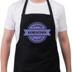 printfashion A legjobb keresztapa a világon - Kötény - Fekete (7116227)