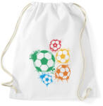 printfashion Focilabdák - Sportzsák, Tornazsák - Fehér (14151501)