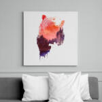 printfashion Love forever - Vászonkép - Fehér (6621191)