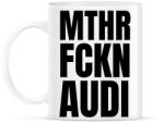 printfashion Mthr fckn Audi póló - Bögre - Fehér (9396257)