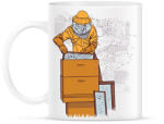 printfashion Méhész - Bögre - Fehér (6354816)