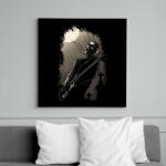 printfashion Éjféli rock - Vászonkép - Fekete (6641998)