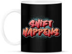 printfashion shift happens - Bögre - Fekete (10967010)