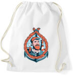 printfashion Tengerész - Sportzsák, Tornazsák - Fehér (6352433)
