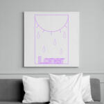 printfashion Loner - Vászonkép - Fehér (6625229)