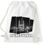 printfashion Nyíregyháza (GTA stílus) - Sportzsák, Tornazsák - Fehér (1595864)
