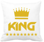 printfashion KING - Párnahuzat, Díszpárnahuzat - Fehér (908748)