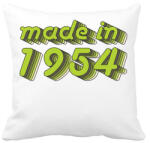 printfashion made-in-1954-green-grey - Párnahuzat, Díszpárnahuzat - Fehér (481812)
