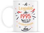 printfashion A legjobb év - Évszámmal - Bögre - Fehér (7152955)