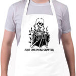 printfashion Csak még egy fejezet - Kötény - Fehér (15703957)