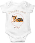printfashion A legjobb gazdi - Calico - Baba Body - Fehér (6307179)