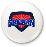 printfashion SHAMAN - Kitűző, hűtőmágnes - Fehér (11396354)