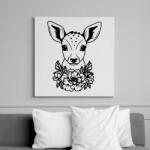 printfashion Őzike - Vászonkép - Fehér (15962726)
