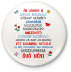 printfashion Én vagyok a legszuperebb óvó néni - sötét - Kitűző, hűtőmágnes - Fehér (7305532)