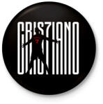 printfashion Cristiano Ronaldo - Kitűző, hűtőmágnes - Fekete (13028495)
