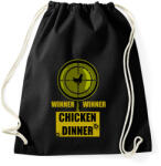 printfashion WINNER-WINNER CHICKEN DINNER - Sportzsák, Tornazsák - Fekete (2403339)