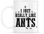 printfashion Really like ants - Bögre - Fehér (15942160)