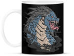 printfashion Kék sárkány - Bögre - Fekete (3669063)