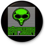 printfashion bármikor UFO jöhet - Kitűző, hűtőmágnes - Fekete (3093016)