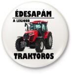 printfashion T02 - Kitűző, hűtőmágnes - Fehér (5306174)