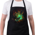 printfashion Tüzet ? - Kötény - Fekete (4916944)