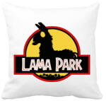 printfashion Lama Park - Párnahuzat, Díszpárnahuzat - Fehér (931211)