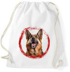 printfashion németjuhász kutyus - Sportzsák, Tornazsák - Fehér (15318525)