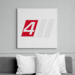 printfashion S4 - Vászonkép - Fehér (6629544)