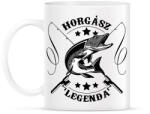 printfashion Horgász legenda - Bögre - Fehér (786114)