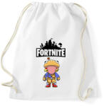 printfashion Fortnite Beef Boss - Sportzsák, Tornazsák - Fehér (1830018)