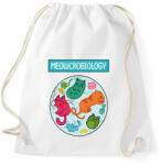 printfashion Meowcrobiology - Sportzsák, Tornazsák - Fehér (11944859)