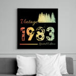 printfashion 1983 - Vászonkép - Fekete (12617814)