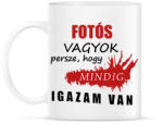 printfashion Fotós vagyok. . . - Bögre - Fehér (16287222)