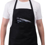 printfashion Normandia - Kötény - Fekete (4925342)