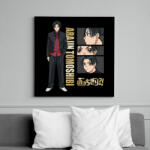 printfashion Bucchigiri? ! - Araji Tomobishi - Vászonkép - Fekete (15804376)