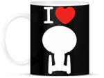 printfashion I love enterprise - Bögre - Fekete (2236689)