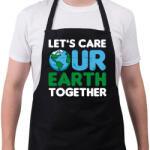printfashion Our Earth - Kötény - Fekete (4933134)